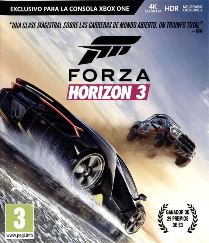 Forza Horizon 3 Ultimate box art for Xbox One